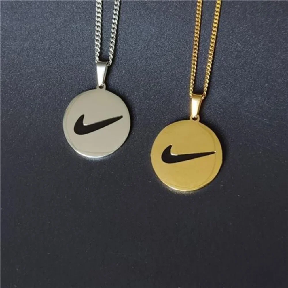 NEW Nike SILVER NECKLACE Stainless‎ Steel 20